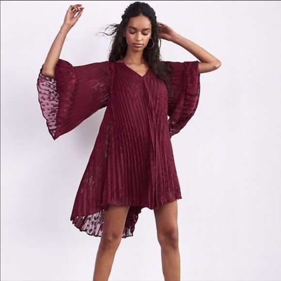 NWT Anthropologie Toulan Pleated Mini Dress XS - Picture 1 of 7